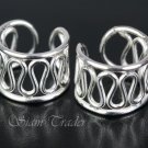 Sterling Silver - Flowing Thread - Ear Cuffs CSS171