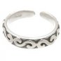 Sterling Silver - Linked 'S' - Toe Ring TRSS49