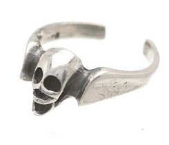 Sterling Silver - Skull - Toe Ring TRSS68