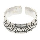 Sterling Silver - Aztec Design - Toe Ring TRSS76