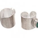 Sterling Silver Ear Cuffs w/ Turquoise Stone AESS1286