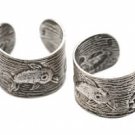 Sterling Silver Fish Ear Cuffs AESS1627