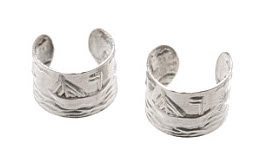Sterling Silver Canoe Ear Cuffs AESS1630