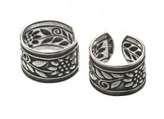 Sterling Silver Sunflower Ear Cuffs CSS111