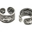 Sterling Silver Fish Ear Cuffs CSS134