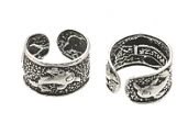 Sterling Silver Fish Ear Cuffs CSS134
