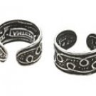 Sterling Silver Curly Q Ear Cuffs CSS157