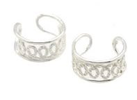 Sterling Silver Fancy Ear Cuffs CSS167