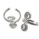 Sterling Silver Double Spiral Cuffs CSS168
