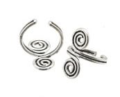 Sterling Silver Double Spiral Cuffs CSS168