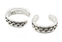 Sterling Silver Little Waves Ear Cuffs CSS185