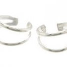 Sterling Silver Double Ring Ear Cuffs CSS197