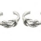 Sterling Silver Knotted Ear Cuffs CSS199