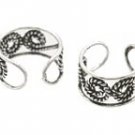 Sterling Silver Infinity Rope Ear Cuffs CSS202