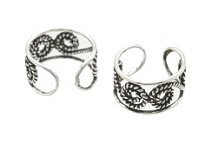 Sterling Silver Infinity Rope Ear Cuffs CSS202