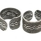 Sterling Silver 4 Rope and Braid Ear Cuffs CSS216