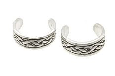 Sterling Silver Slim Braid Ear Cuffs CSS218