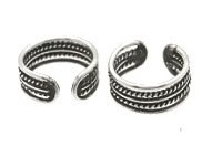 Sterling Silver Two Rope Ear Cuffs CSS252