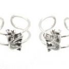 Sterling Silver Elephant Ear Cuffs CSS310