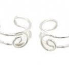 Sterling Silver Curly Ear Cuffs CSS318