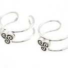 Sterling Silver Triple Curl Ear Cuffs CSS319