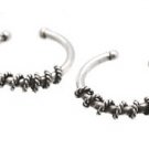 Sterling Silver Cork Screw Ear Cuffs CSS355
