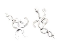 Sterling Silver Snakes Ear Cuffs CSS356