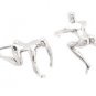 Sterling Silver Hugging Man Ear Cuffs CSS362
