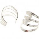 Sterling Silver Quad Ring Ear Cuffs CSS84