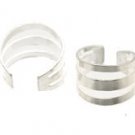 Sterling Silver Tri Ring Ear Cuffs CSS85
