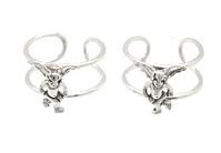Sterling Silver Wire Frame Angel Ear Cuffs CSS324