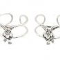 Sterling Silver Wire Frame Angel Ear Cuffs CSS324