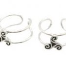 Sterling Silver Triple Spiral Ear Cuffs CSS327