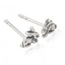 Sterling Silver Bunny Earrings AESS41