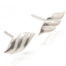Sterling Silver 'Twisted Shell' Earrings AESS58