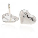 Sterling Silver Lg. Heart Earrings AESS59