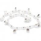 Sterling Silver 9.5" Anklet AKSS32