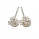 Sterling Silver Linked Rope Rings Earrings AESS68
