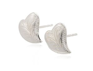 Sterling Silver Fancy Leaf AESS72
