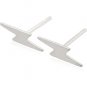 Sterling Silver Lightning Earrings AESS74