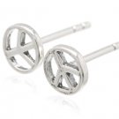 Sterling Silver Peace Sign (sm) AESS80SM