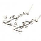 Sterling Silver Rope and Anchor AESS733