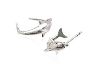 Sterling Silver Dolphin AESS825