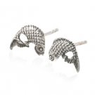 Sterling Silver Scaley Fish AESS826