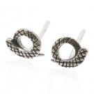 Sterling Coiled Snake Skin AESS952