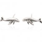 Sterling Whale Earrings AESS1128
