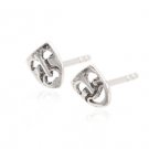 Sterling Tragedy / Comedy Masks Earrings AESS1135