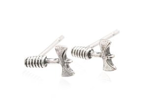 Sterling Silver Double Sided Axe Earrings AESS1136