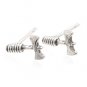 Sterling Silver Double Sided Axe Earrings AESS1136