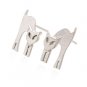 Sterling Silver Scaredy Cat Earrings AESS1296